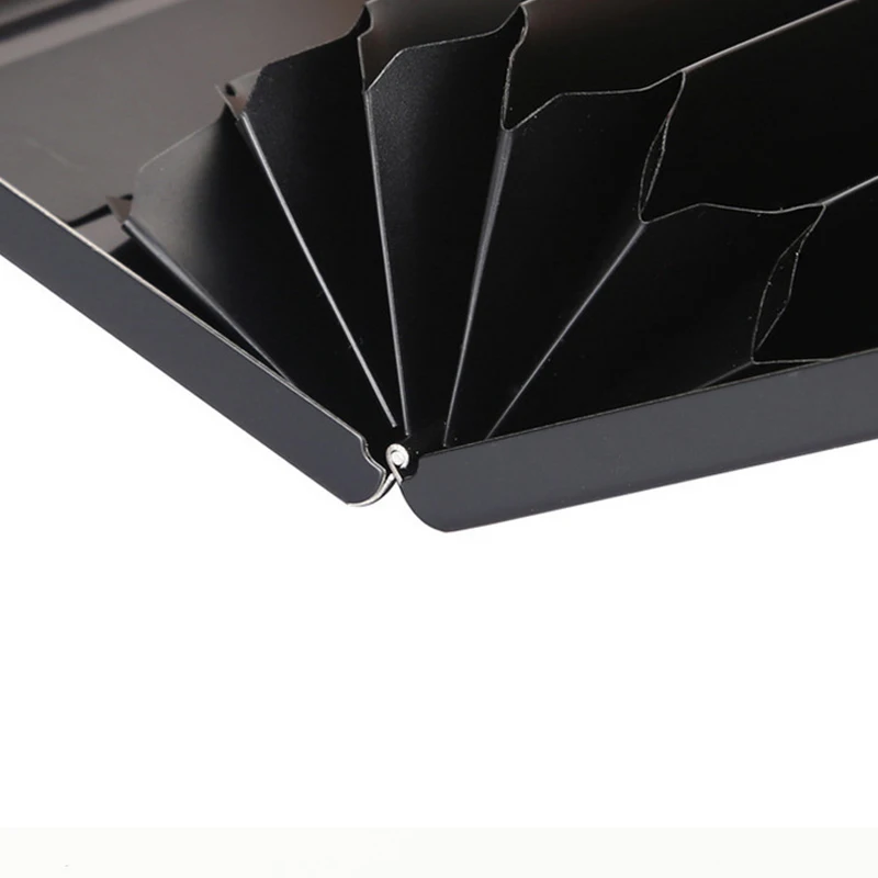 Футляр для кредитных карт из нержавеющей стали 1 шт. вечерние с защитой от