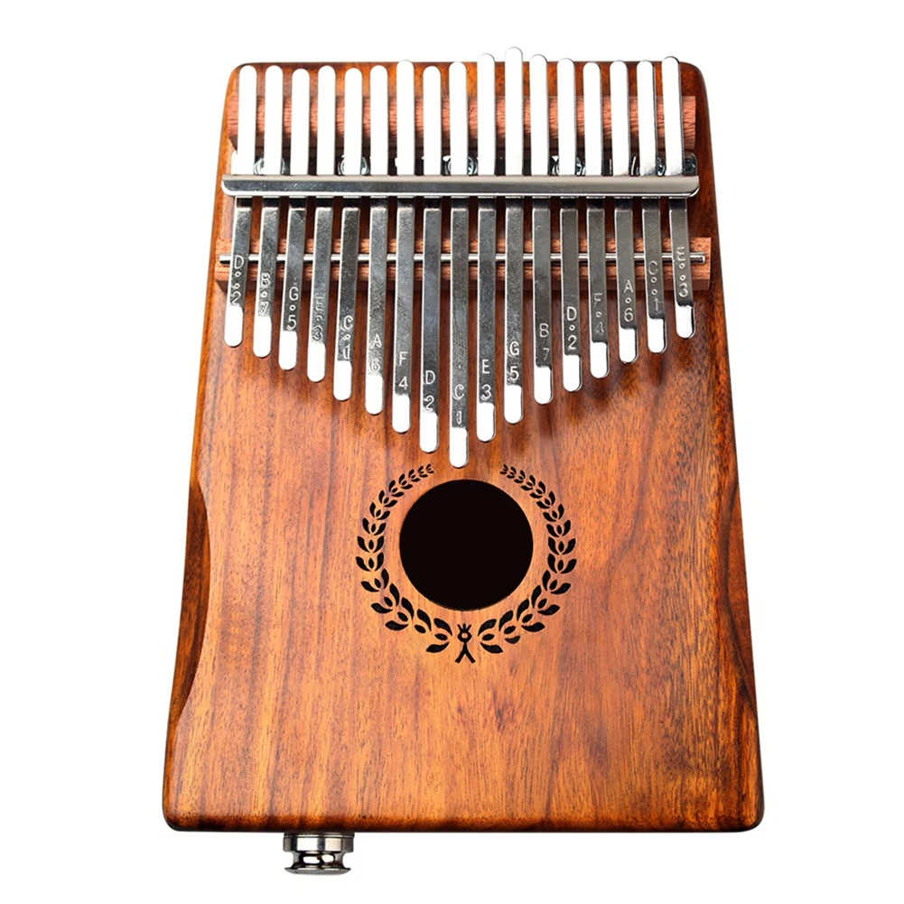 17 клавиш EQ kalimba акации большой палец пианино звено динамик электрический датчик