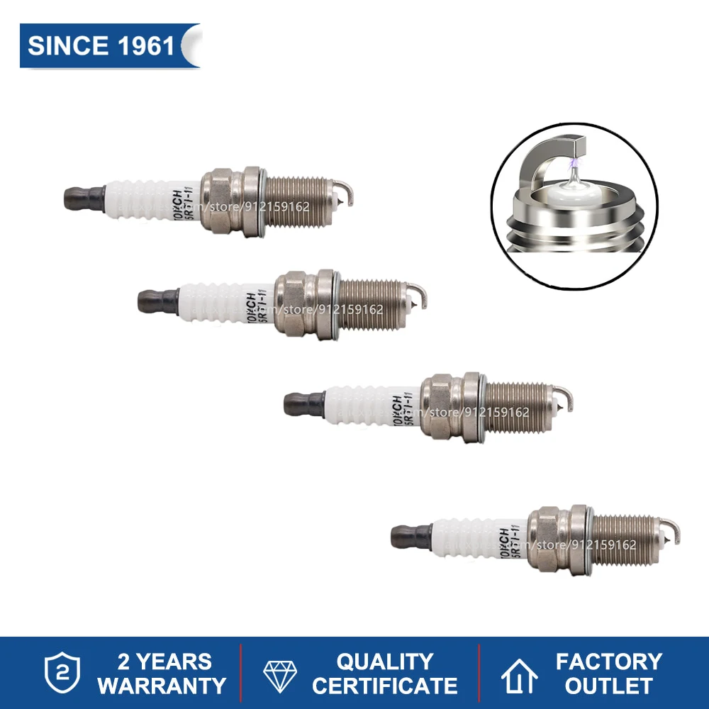 

4-6PCS Иридиевая свеча зажигания TORCH K5RTI-11 Замена для BKR5EIX-11 BKR5EP-11 PFR5G-11 PFR5J-11 BKR5E-11 BKR5ES-11 Denso K16PR-TP11