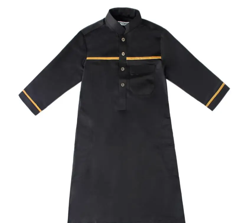 Детское мусульманское платье Кафтан для детей Одежда мальчиков в арабском стиле