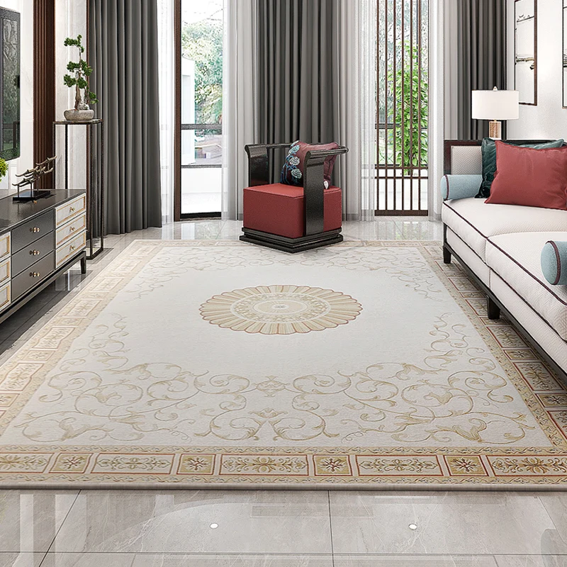

Европа простой ковры для Гостиная дома ковер Спальня украшение дивана тканая пол ковер кабинет коврик роскошные ковры моющиеся