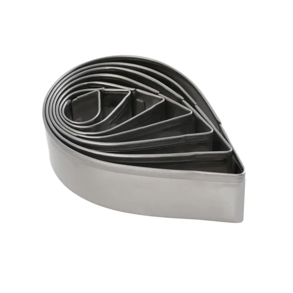 7 шт./компл. креативная форма для печенья из нержавеющей стали в форме капли