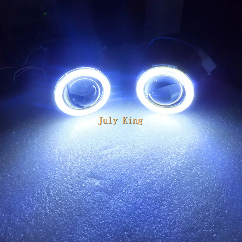 Июля King передний бампер автомобиля бифокальный объектив противотуманный фонарь