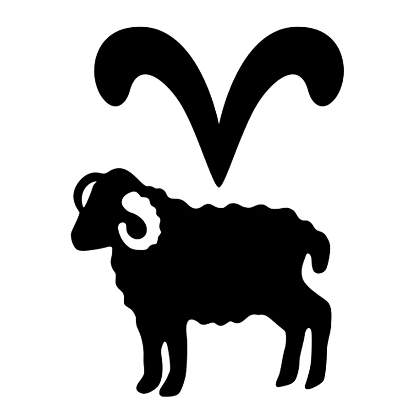 

CS-10479# Aries Zodiac Sign Vinyl Decal Car Sticker Waterproof Auto Decors on Truck Bumper Rear Window