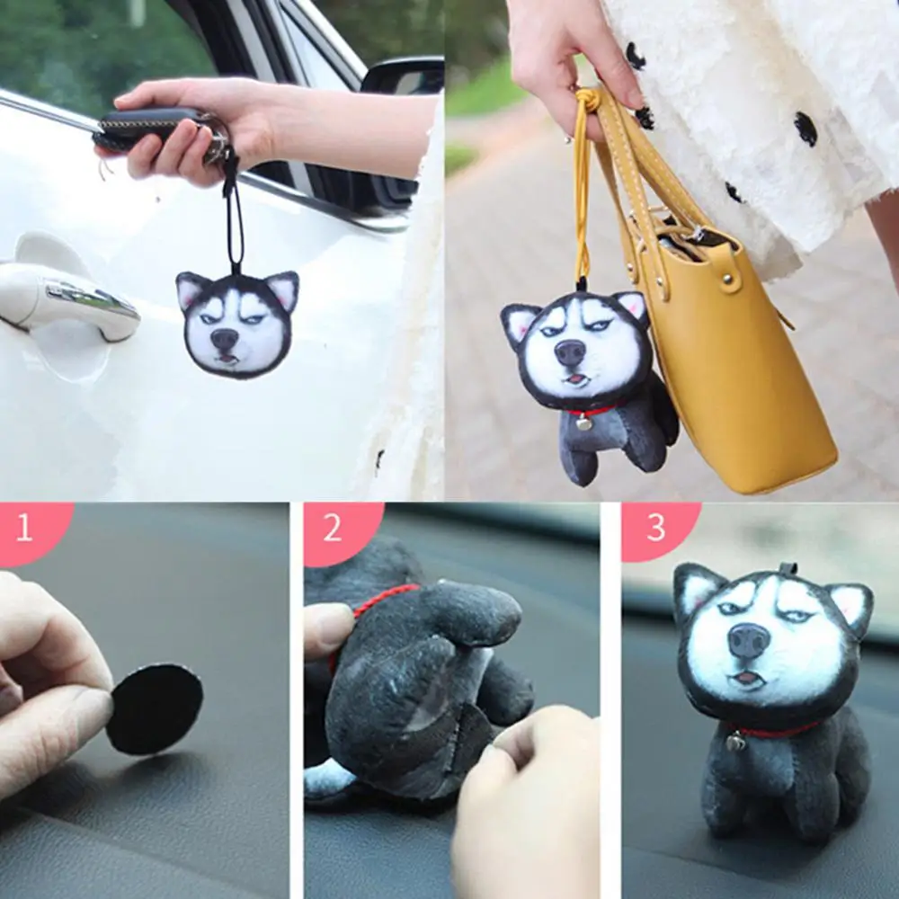 Car Ornament Dashboard Dog Cat Doll Air Freshener Cartoon Decoration Hanging 3D Pendant Accessories | Автомобили и мотоциклы