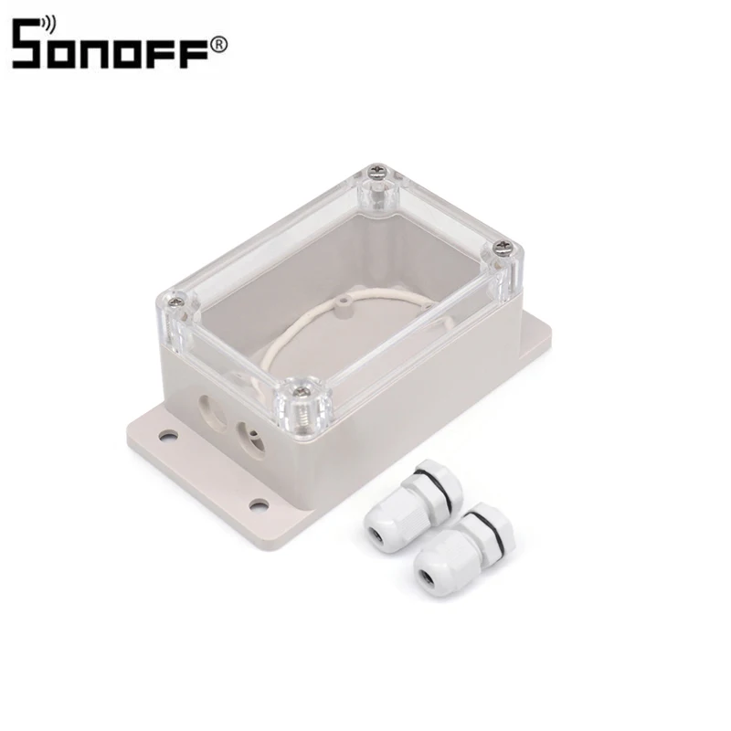 Водонепроницаемый чехол Sonoff IP66 для кабеля Basic/RF/Dual/Pow/TH16/G1 соединительный элемент