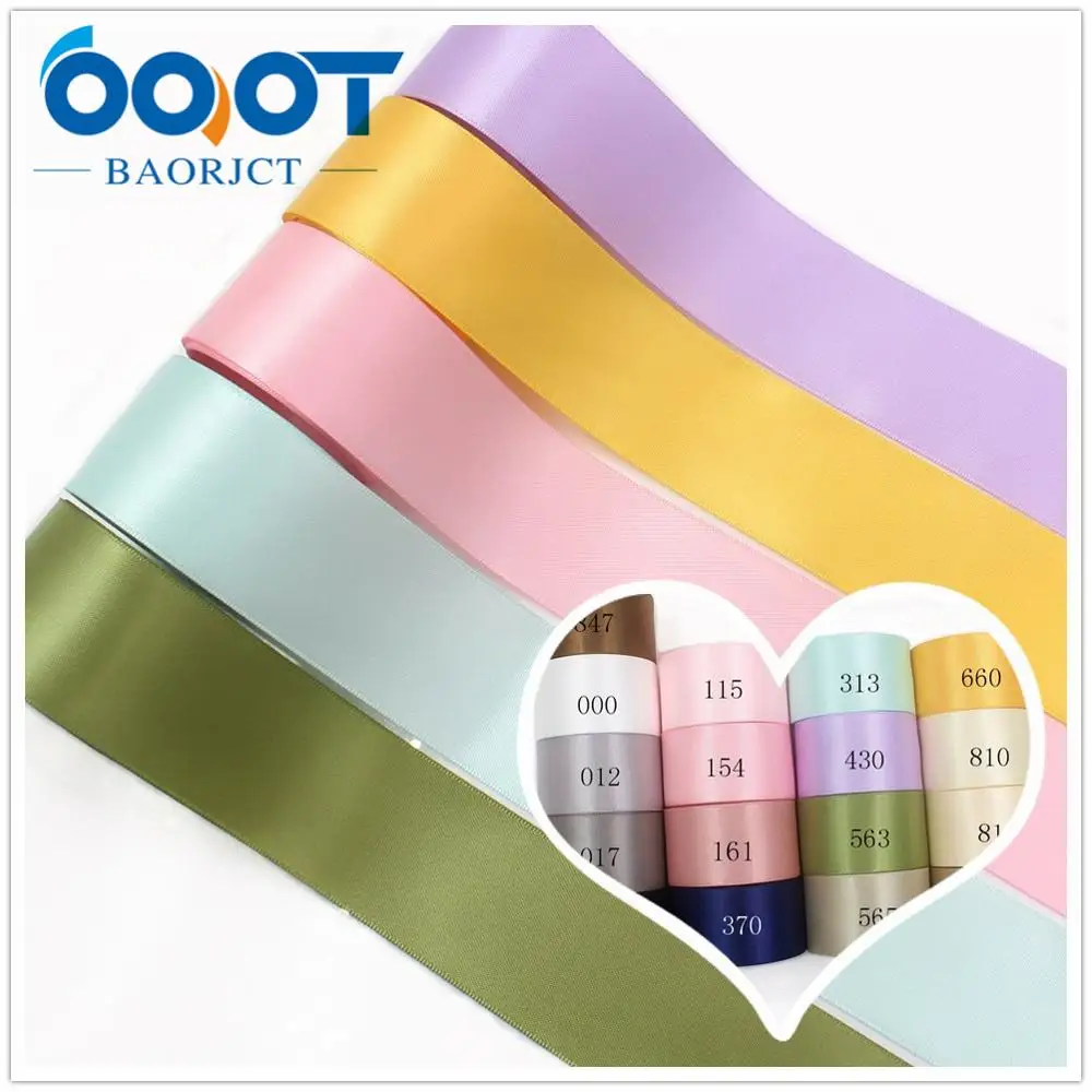 OOOT BAORJCT J 191018 D38mm 10 ярдов 38 мм сплошной цвет полиэстер ленты DIY Свадебная вечеринка