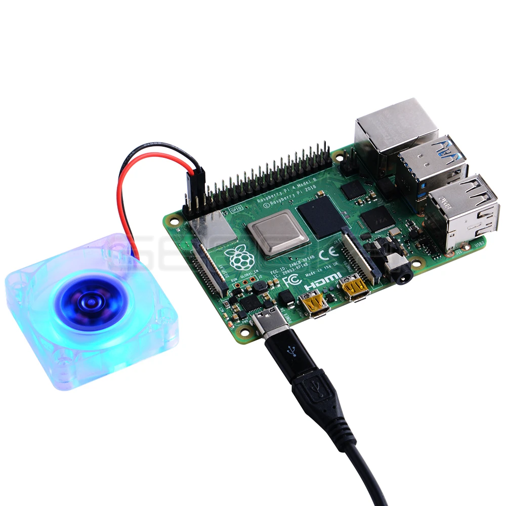 GeeekPi RaspberryPi светодиодный радиатор 1 комплект в партии 2 пакет 40*40*10
