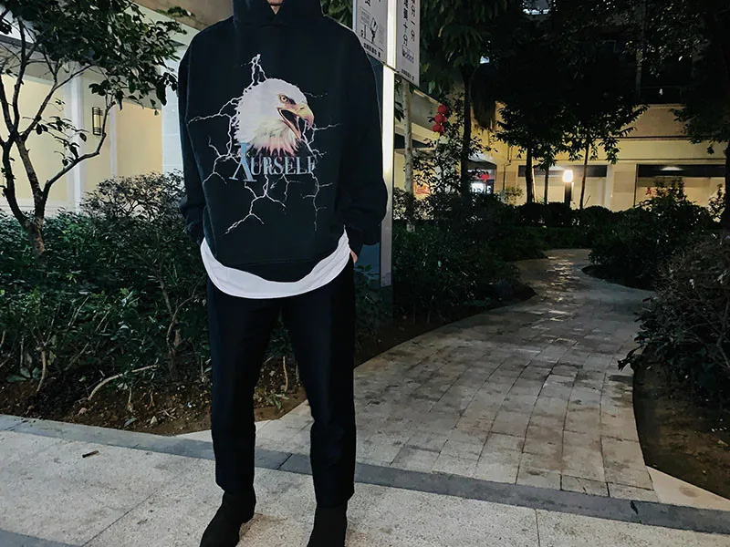 

Толстая ткань, молния, Орл, аскиюра, худи для мужчин и женщин, 1:1, высокое качество, вареный старый винтажный пуловер