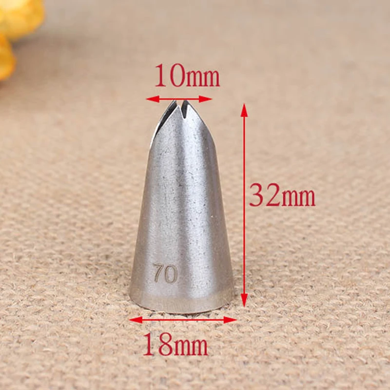 Насадка из нержавеющей стали #70 насадка для торта Кондитерская помадка | Дом и сад