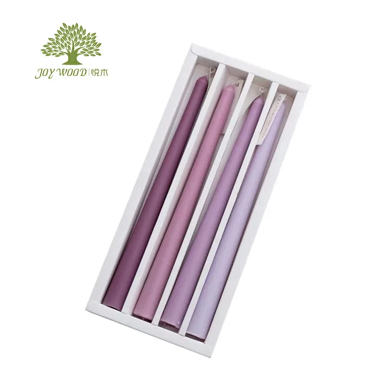 

Gradient Color Candle Smokeless Long European Scented Candle Wedding Party Small Wholesale Hacer Velas Home Decoration EB50LZ