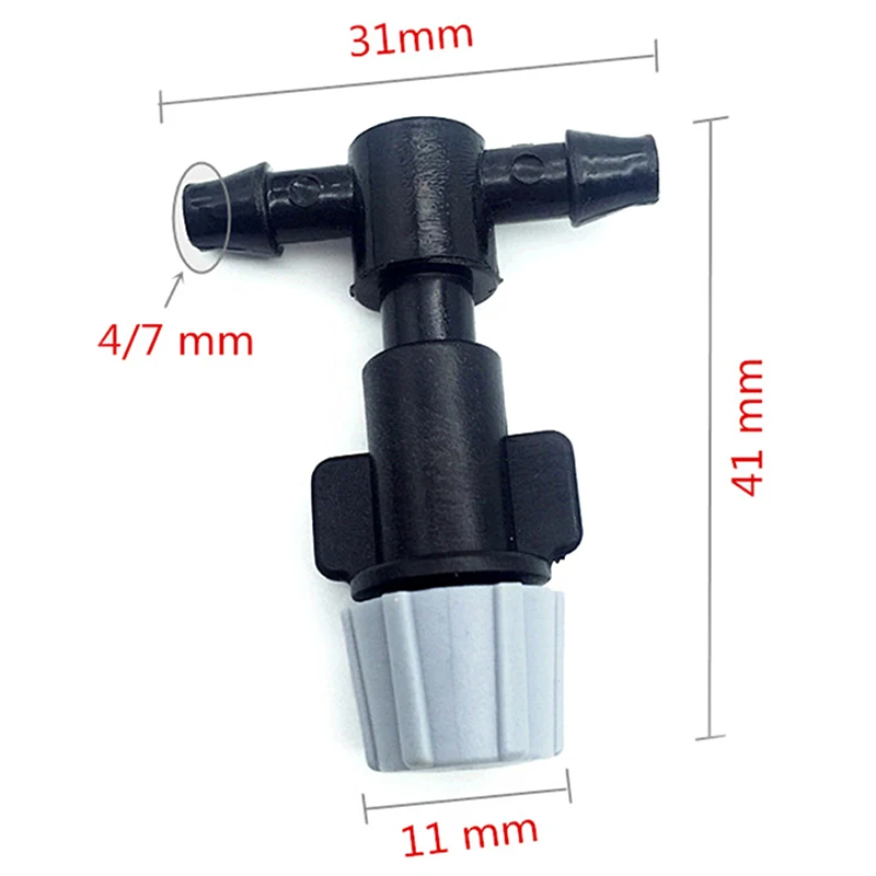 Серый сад с насадкой туман Давление распылитель Капельного Полива и орошения 4/7