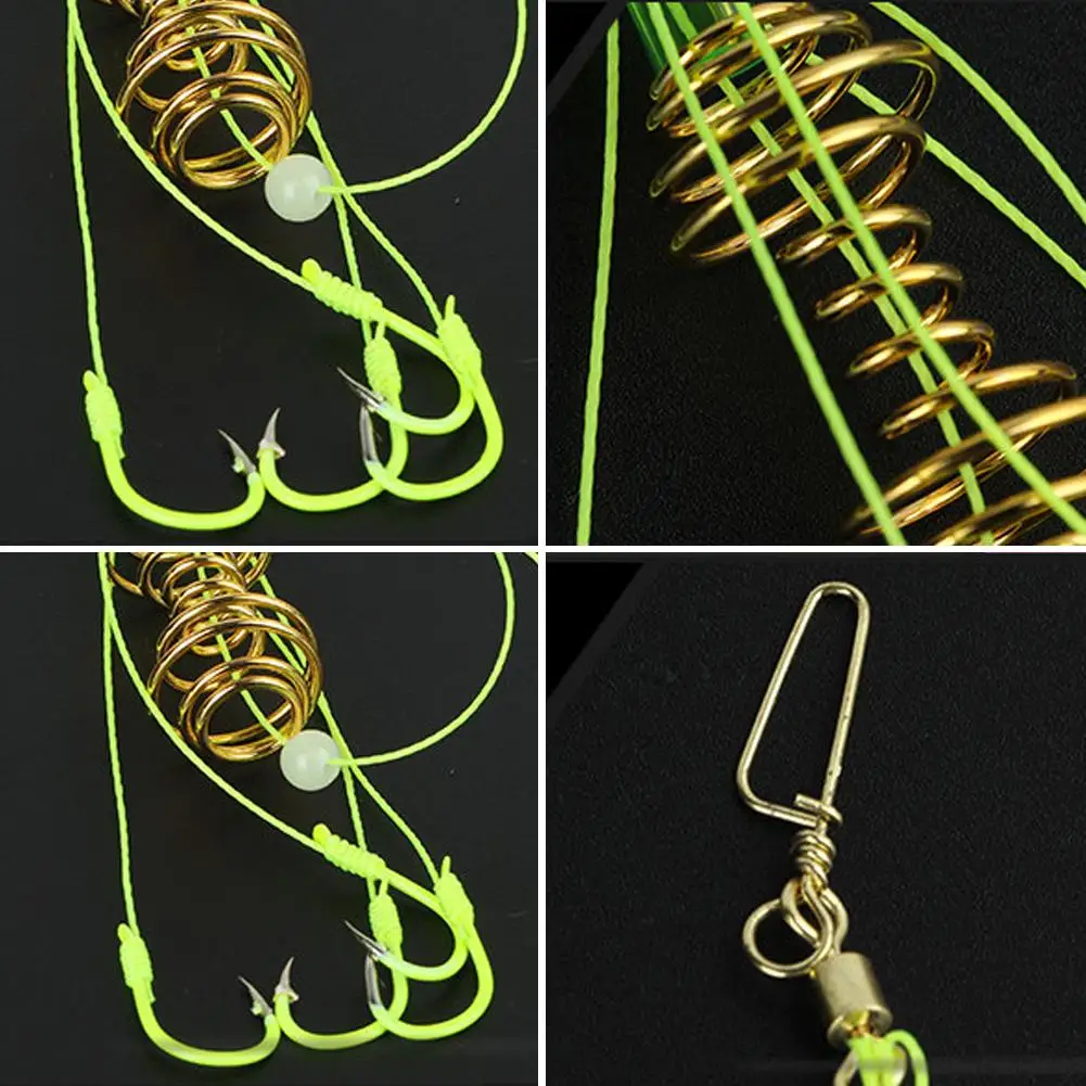 4 шт. рыболовная приманка Весенняя флуоресцентная Противоударная насадка на