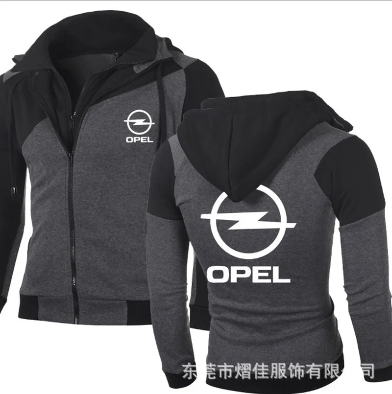 

2021 NEW Autumn Fashion for OPEL Sweatshirt Casual Jacket Double Zipper Hoodie Cotton Cosplay Sweatshirts