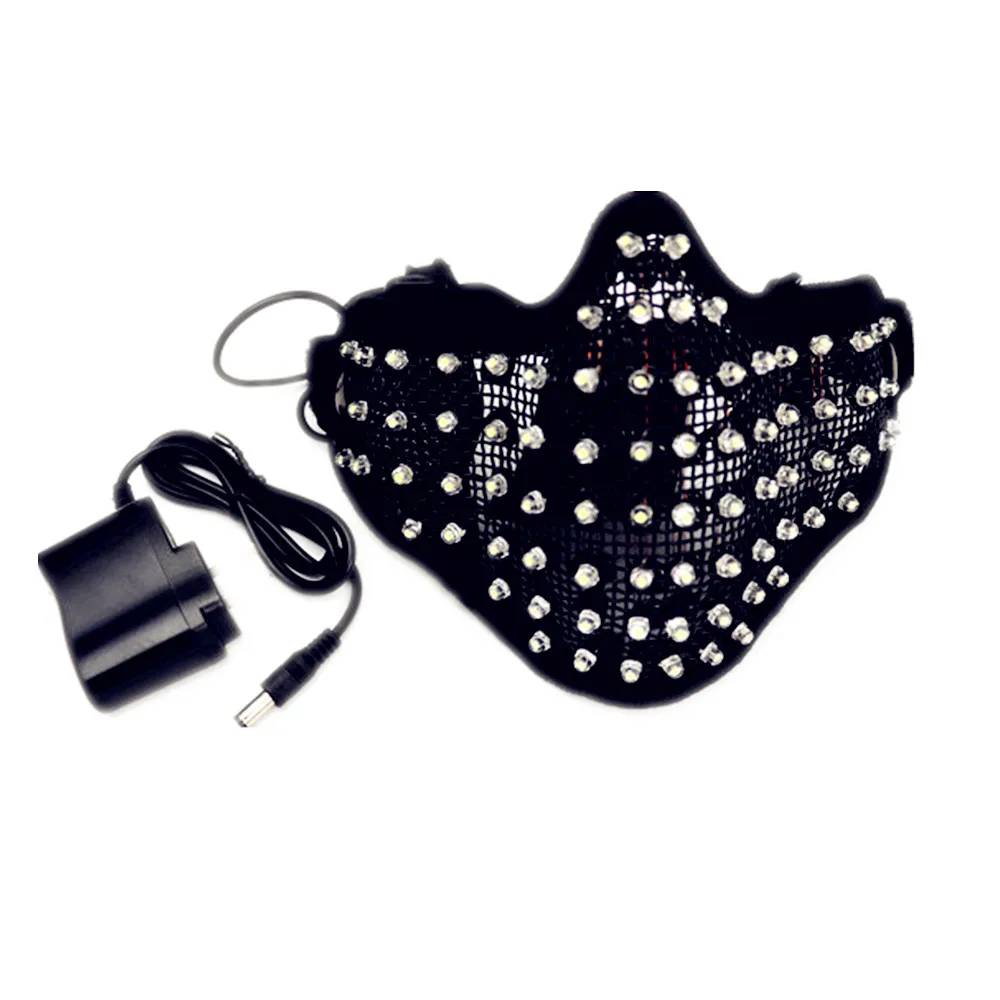 СВЕТОДИОДНЫЕ светящиеся бриллианты из ПВХ|led glowing lighting mask|light masksled mask |