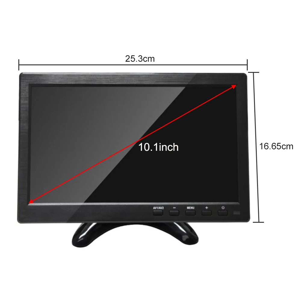 

10 Inch Wired Car monitor TFT LCD Rear View Camera rear Camera Monitor Reversing Parking System Kit High-definition VGA Monitor