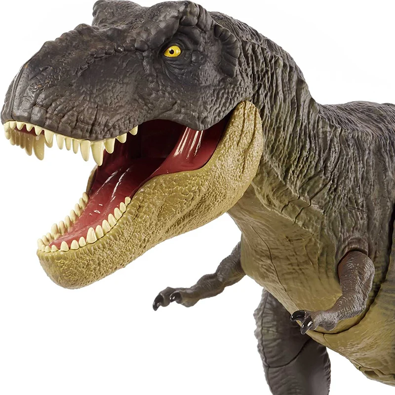 Jurassic World Stomp ‘N Tyrannosaurus Rex Camp Cretaceous Lifelike Dinosaur Sounding Toys For Kids With Color Box Best Gifts enlarge