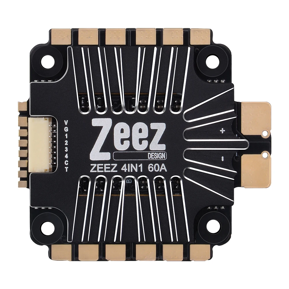 Zeez дизайн 60amp 4 в 1 BLHeli_32 ESC Eingebaute Сенсор Для гоночный автомобиль для рок кроулинга