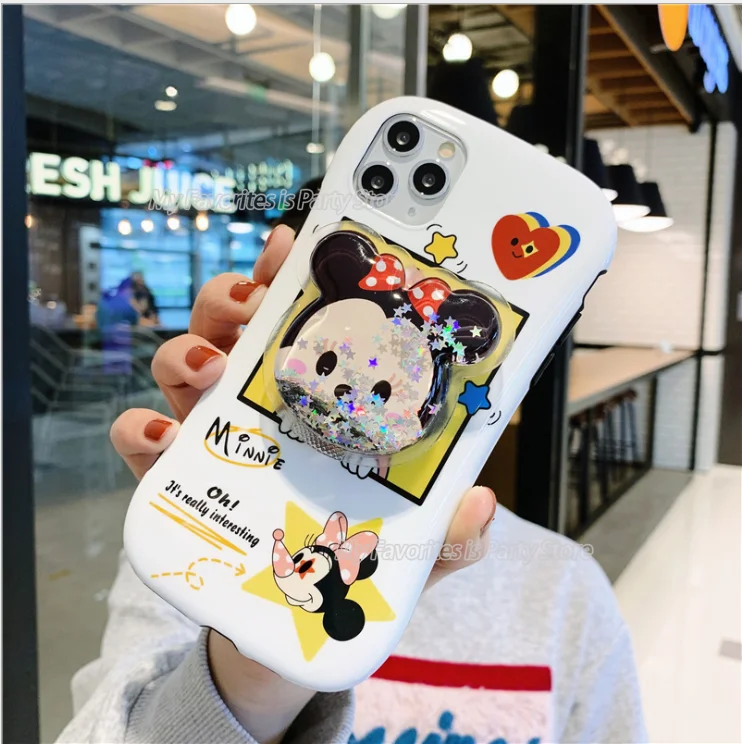 Disney Mobile Phone Case Mickey Minnie Mouse Cover Cartoon TPU Holder for Iphone 11 Pro Max 12 Mini Xs Xr 8plus | Дом и сад