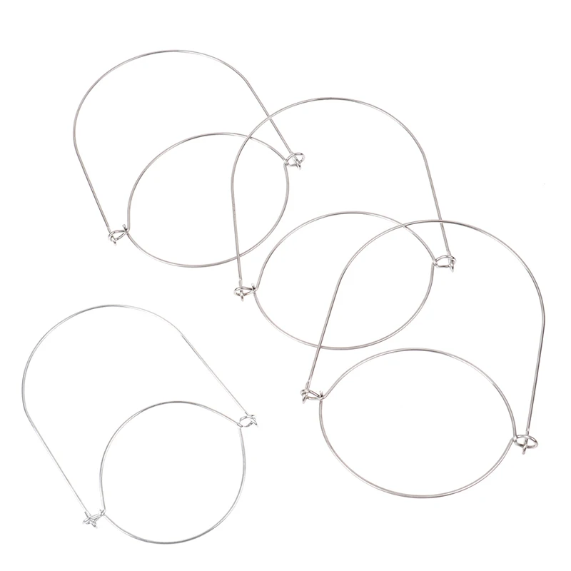 

8/24pcs Stainless Steel Hanger Practical Hook Durable Wire Handles Hangers (Suit for 70MM Mason Jars)