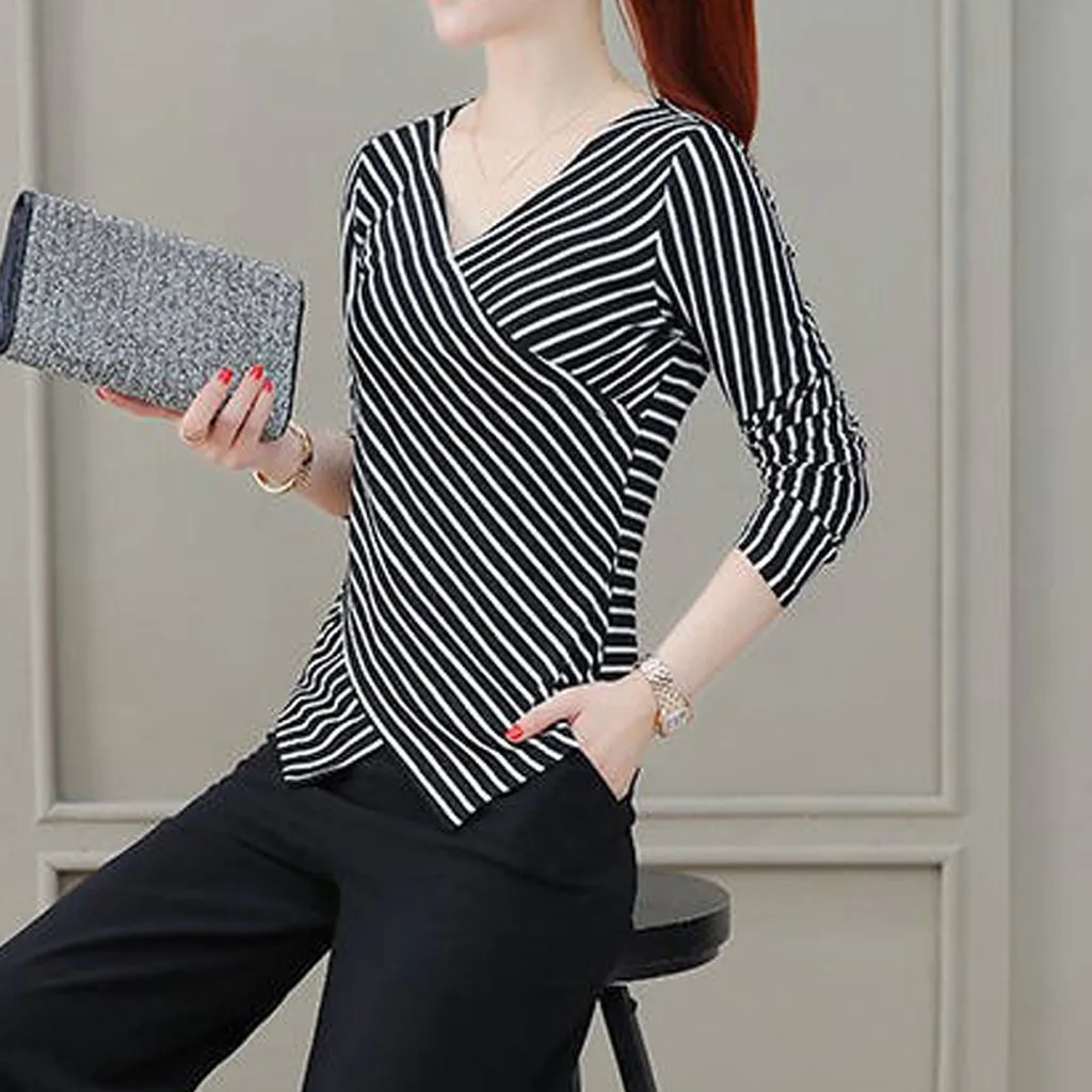 Модные женские облегающие футболки JAYCOSIN женская рубашка с длинными рукавами