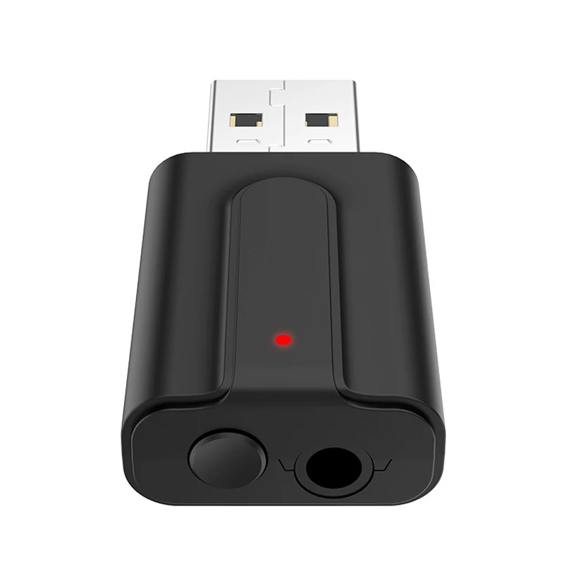 

2 In 1 USB Bluetooth V5.0 Receiver Transmitter Car Wireless Audio AUX Adapter JHP-Best