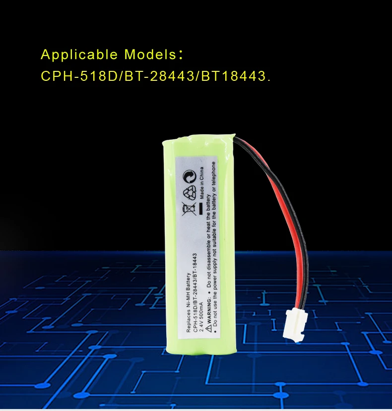 Портативная рация PALO для домашнего телефона новый аккумулятор 2 4 в NIMH 500 мА/ч