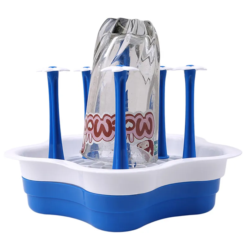 Удобная сушилка для бутылок кухонный пластиковый держатель чашек стойка