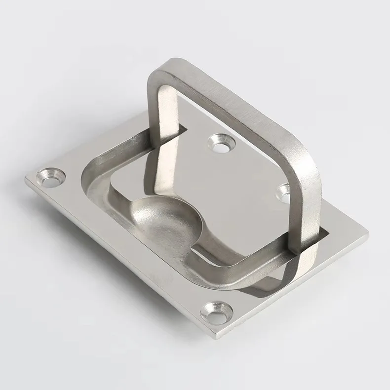 

stainless steel 316 Flush Lift Ring Hatch Pull Handle Lock For floor Cabinet boat marine hardware