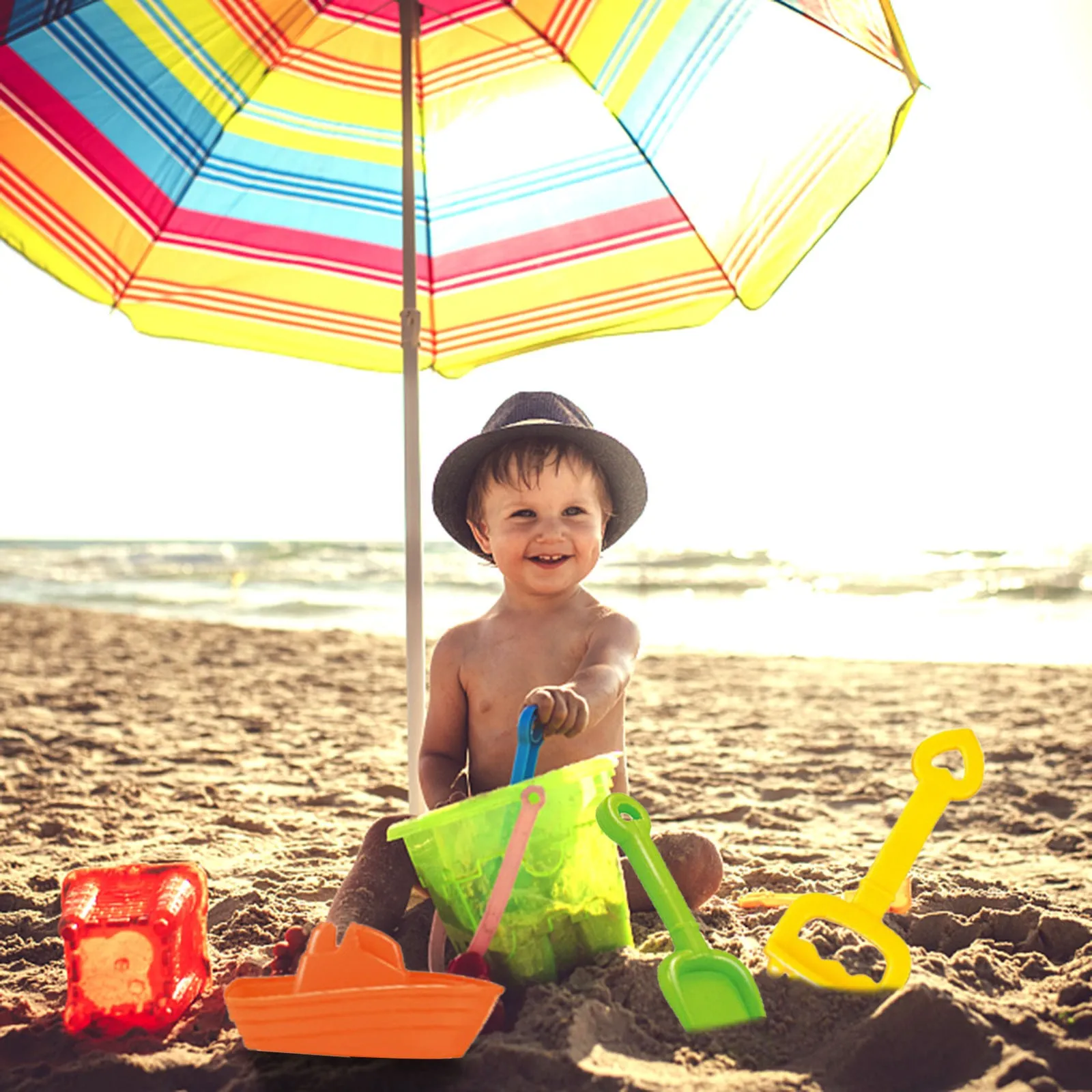 

21pcs Beach Toys For Kids Play Water Toys Sand Box Set Kit Sand Table Sand Bucket Summer Toys for Beach Play Sand Water Game FE