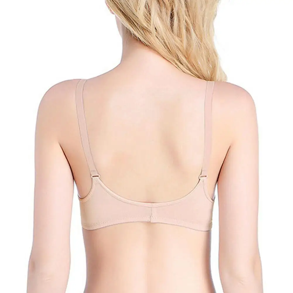 

2021 New Fashion Small Seamless Chest Bra Sexy Elegant Brassiere Push Elastic Bralette Free Up Wire Underwear Color Z8N3