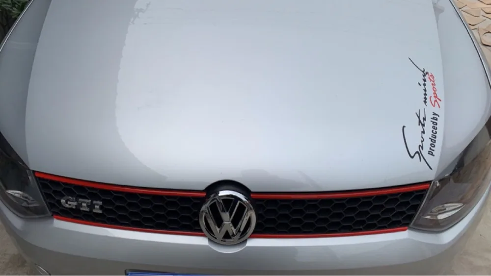 Передние гоночные решетки подходят для Polo 2011 2012 2013 Черная решетка