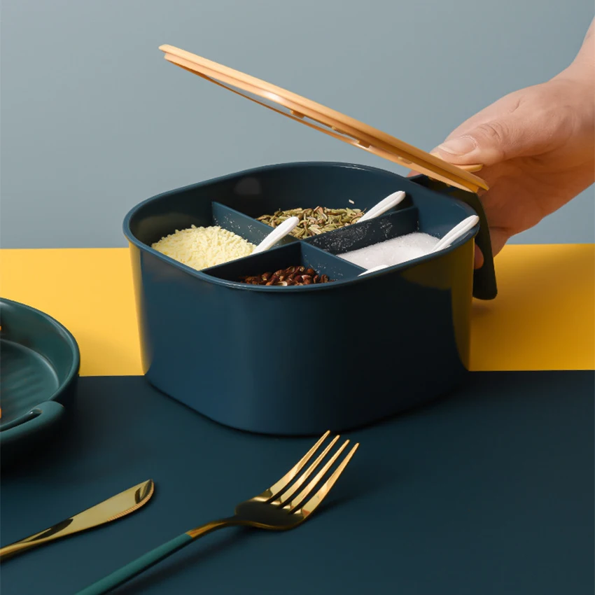 

Box With Lid Spice Jar Boxes Kitchen Canister Sets