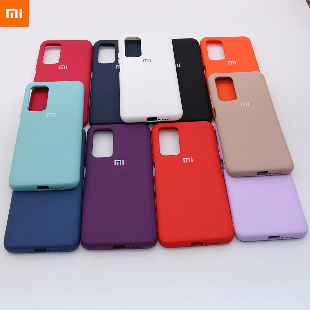 

For Original Xiaomi Mi 10T /10T Pro Silky Liquild Silicone Case Full Protective Back Cover Luxury Shockproof Shell