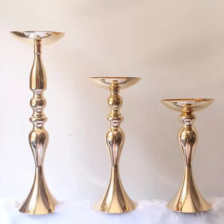 10 шт.) золотые металлические украшения для цветов подставки свадебного зала | Дом