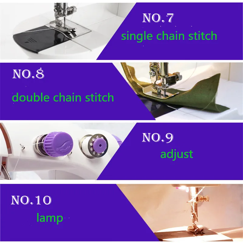 Швейная машина 202 бытовая электрическая многофункциональная маленькая ручная