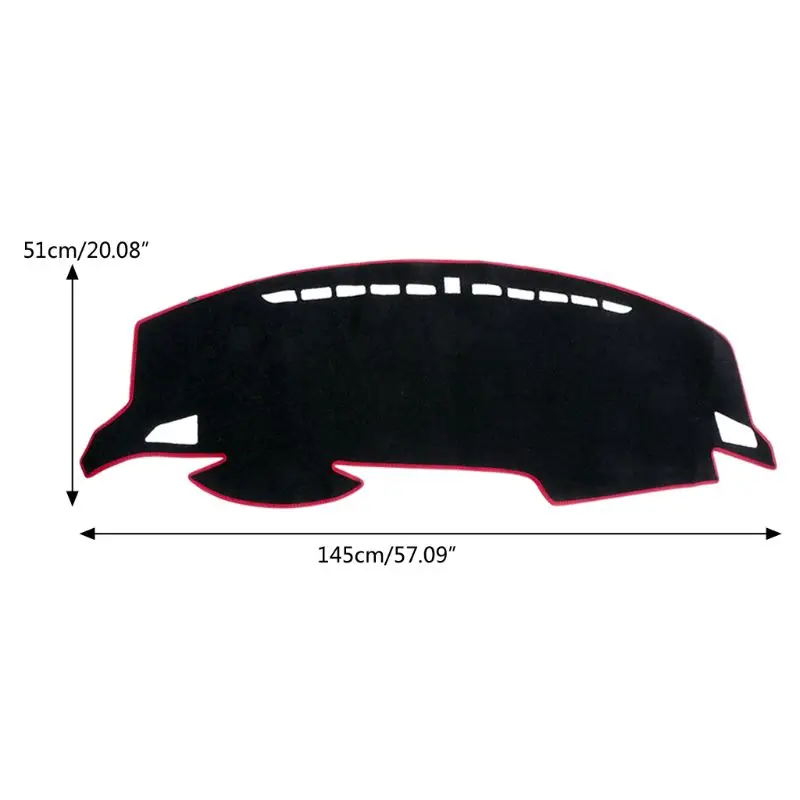 

Car Dashboard Carpet Mat Non-Slip Sun Shade Cover Pad for honda Civic 10th Anti-Reflective Decoration