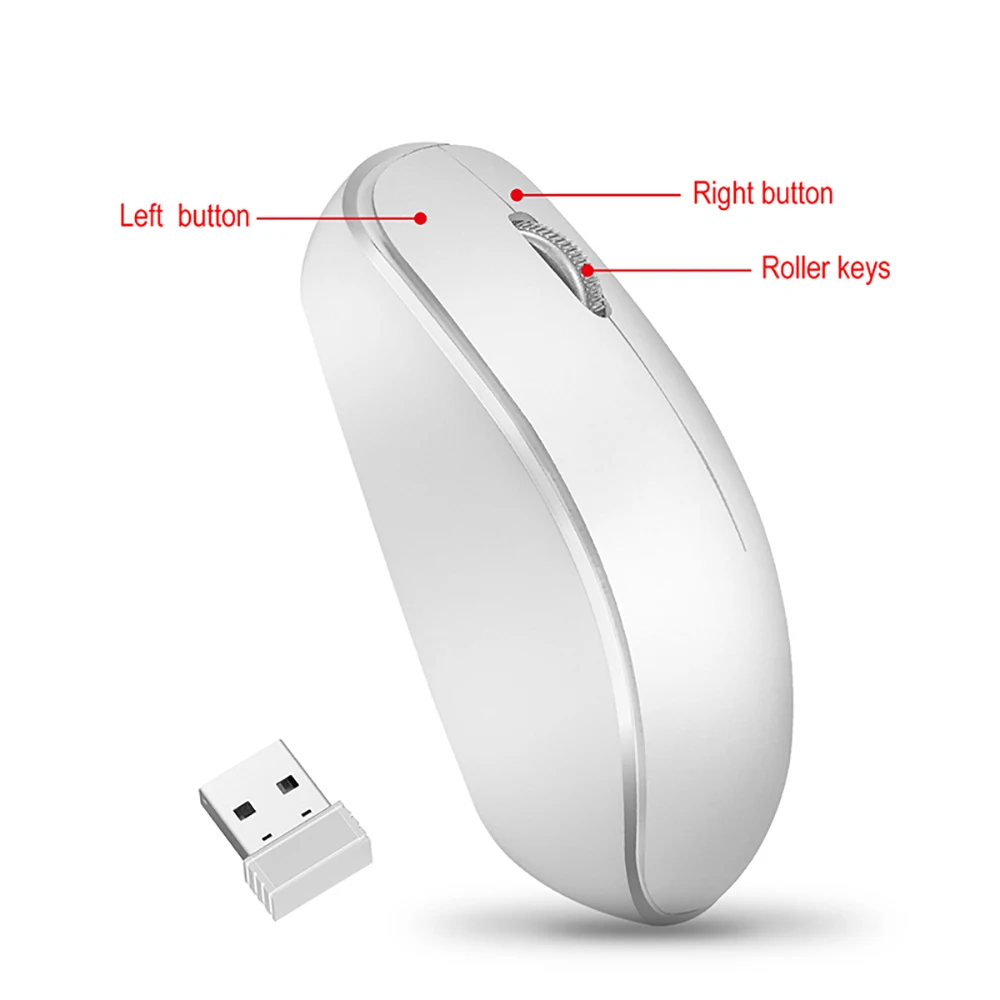 VicTsing XX886 беспроводная мышь 2,4G USB опция бесшумные мыши 1600 dpi Бесшумная компьютерная мышь PC Mause для ноутбука