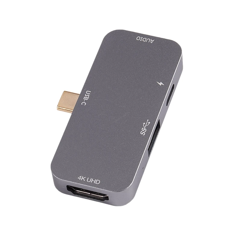 Тип C концентратор подходит для Apple адаптер зарядки PD USB компонентов HDMI 4 в 1 док