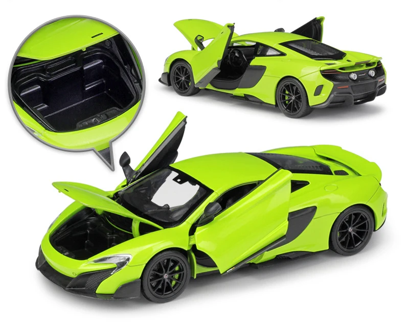 WELLY литая машинка в масштабе 1:24 MCLAREN 675LT модель симулятора автомобиль