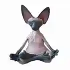 4 цвета, кошка, Сфинкс, причудливая медитация, фантазия, Будда, Сфинкс, медитация, скульптуры, украшение сада, аксессуары, инструменты