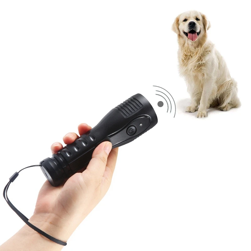 

Ультразвуковой Отпугиватель собак, дрессировочное устройство с фонариком, 1 шт.