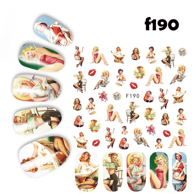 Наклейки на ногти цветок женская простая серия стиль Маникюрный Инструмент для