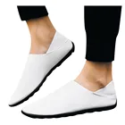 Модные Повседневные туфли, мужские туфли из искусственной кожи с прострочкой, мягкие повседневные туфли с закрытым носком, однотонные туфли, модные мужские туфли # G30