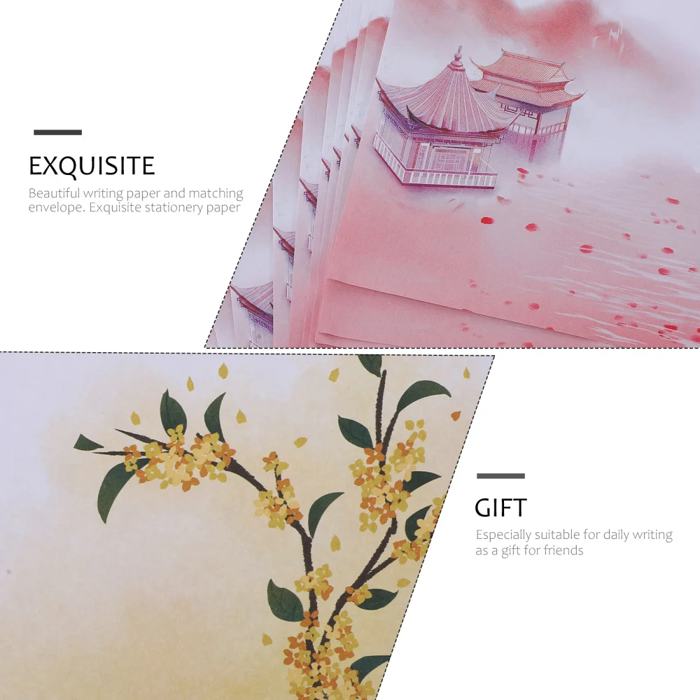 

30pcs Creative Letter Paper Writing Paper Vintage Note Paper Stationery Paper