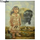 Алмазная картина для индийских девушек и коровы 5d diy Алмазная картина для вышивки с кристаллами, распродажа, полностью квадратная круглая каменная Алмазная мозаика