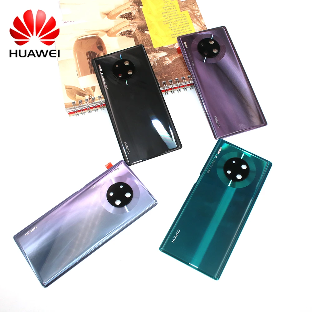 

Official Original Battery Housing Cover For Huawei Mate 30 Pro + Camera Lens Case 3D Glass Back Replacement Part For Mate30 Pro