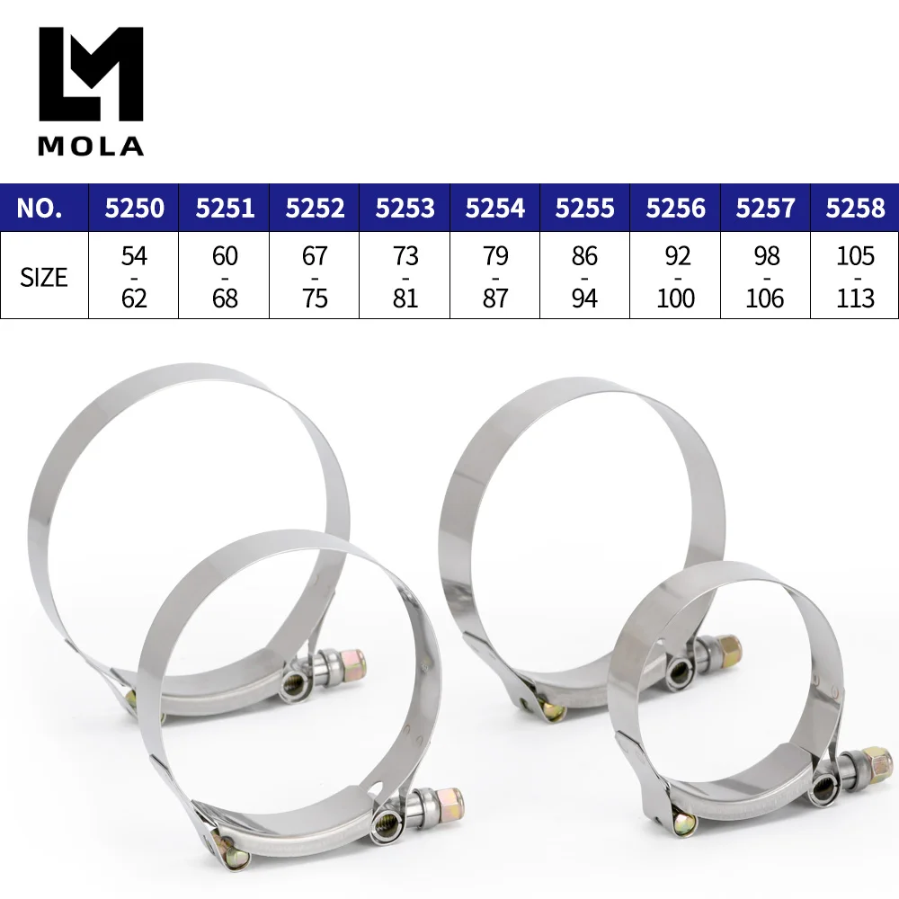 

2.0" 2.25" 2.5" 2.75" 3.0" 3.25" 3.5" 3.75" 4.0" T-Bolt Exhaust Clamp Intake Turbo Exhaust Intercooler Silicone Coupler 1 Piece