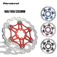 160180203mm bicycle floating disc brake rotor with 6 bolts fit for road bike mountain bikes bmx mtb cycling accessories