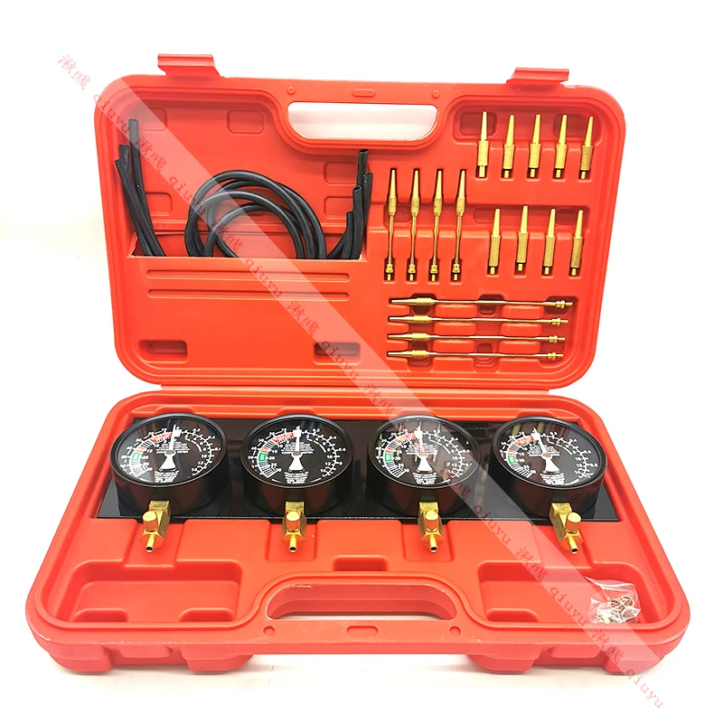 Motorcycle Fuel Pump Carburetor Vacuum Pressure Gauges Test Synchronous Balance Tool Positive Negative 4 Cylinder | Автомобили и